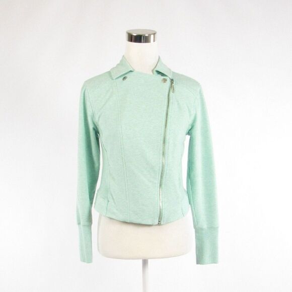 H By Halston blue cotton blend jacket 6 - Picture 1 of 8